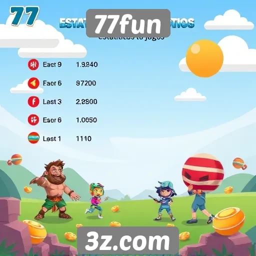 Estatísticas de usuários do site 77fun