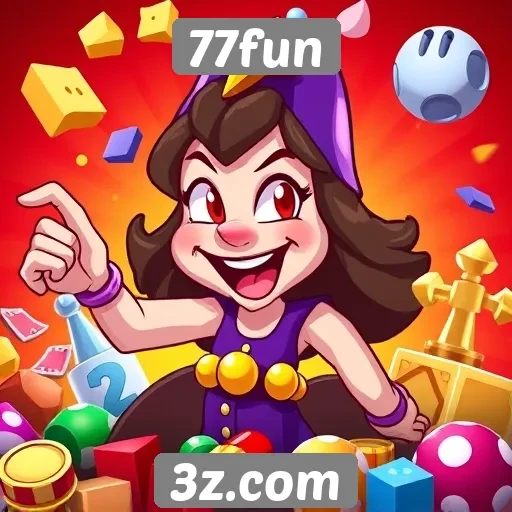 Exploração das categorias de jogos no site 77fun